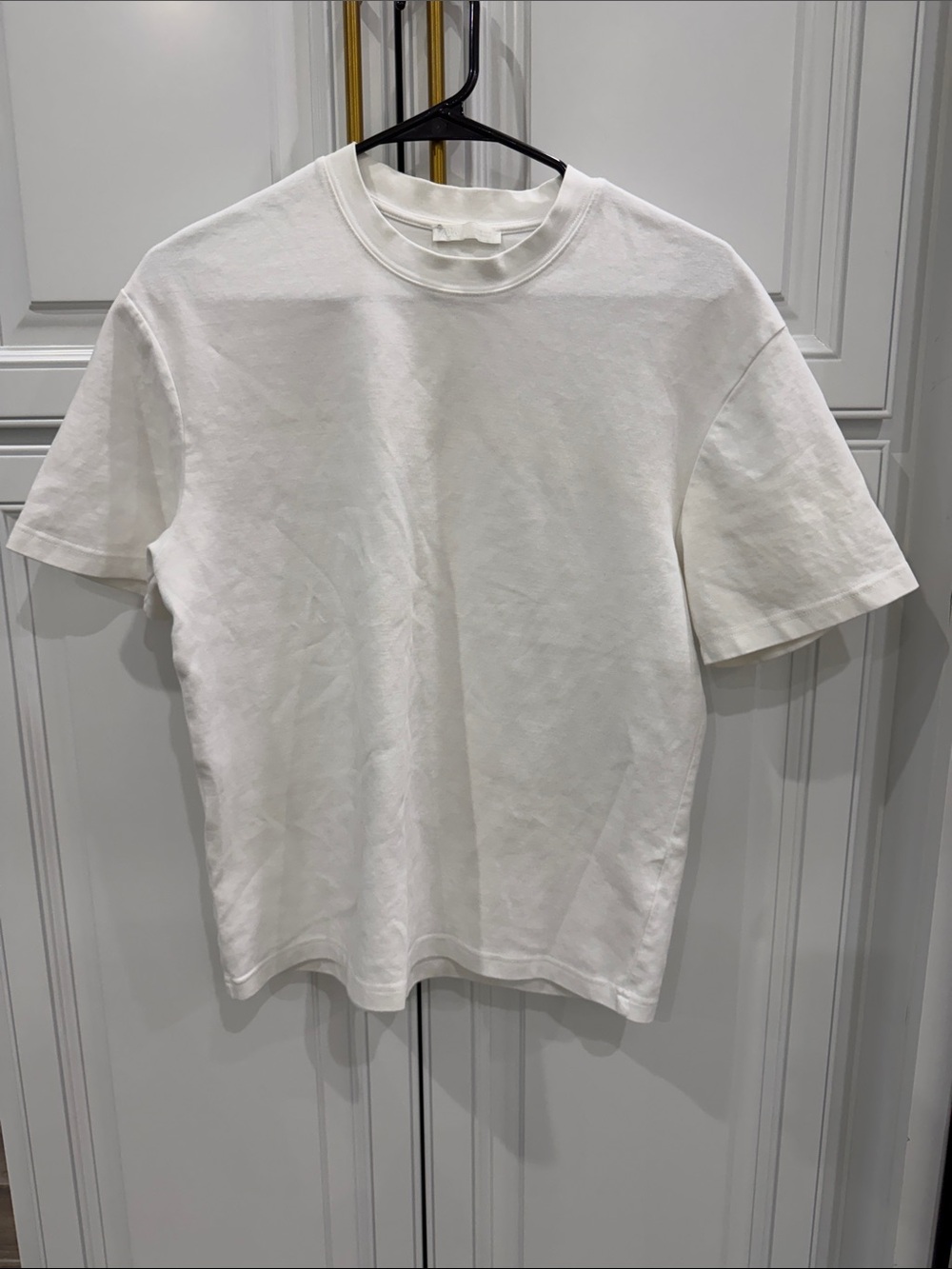 Zara Men's White Short Sleeve Crew Tee